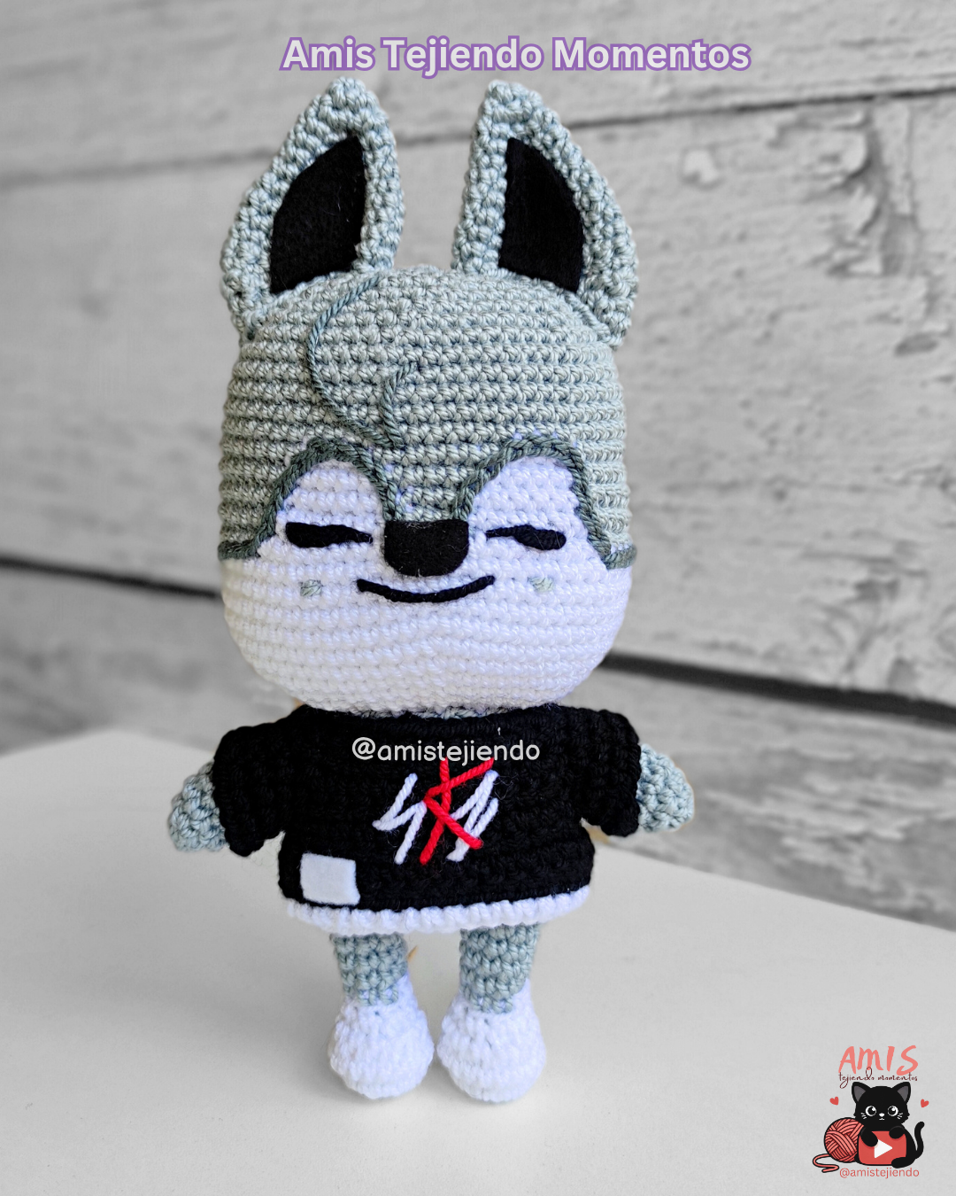 Wolf Chan Amigurumi Patrón PDF