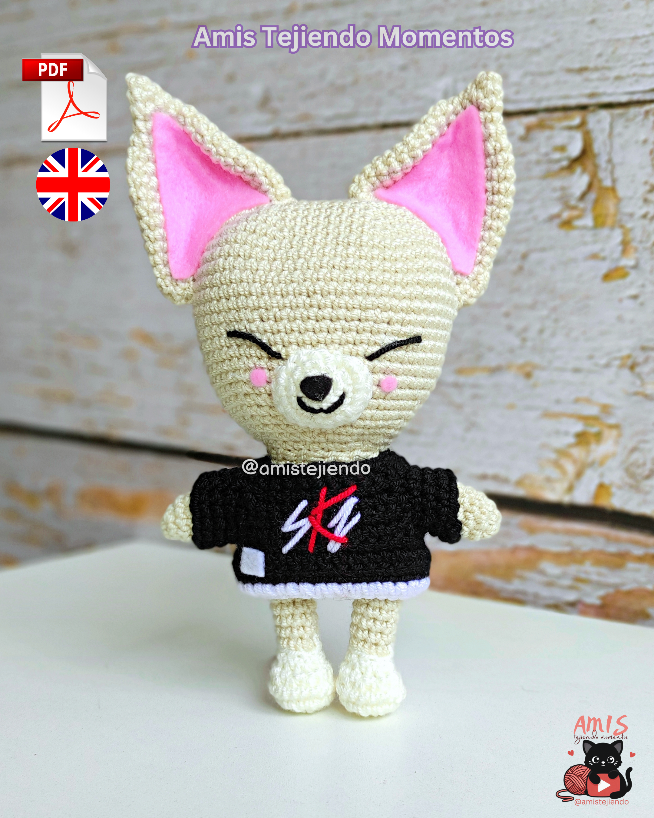 FoxI.Ny Amigurumi Patrón PDF