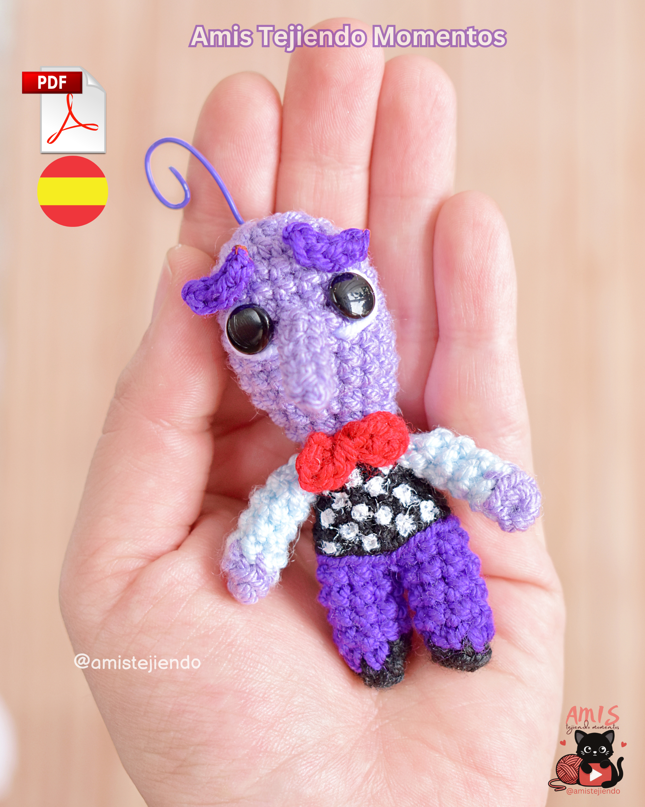Temor Amigurumi Patrón PDF