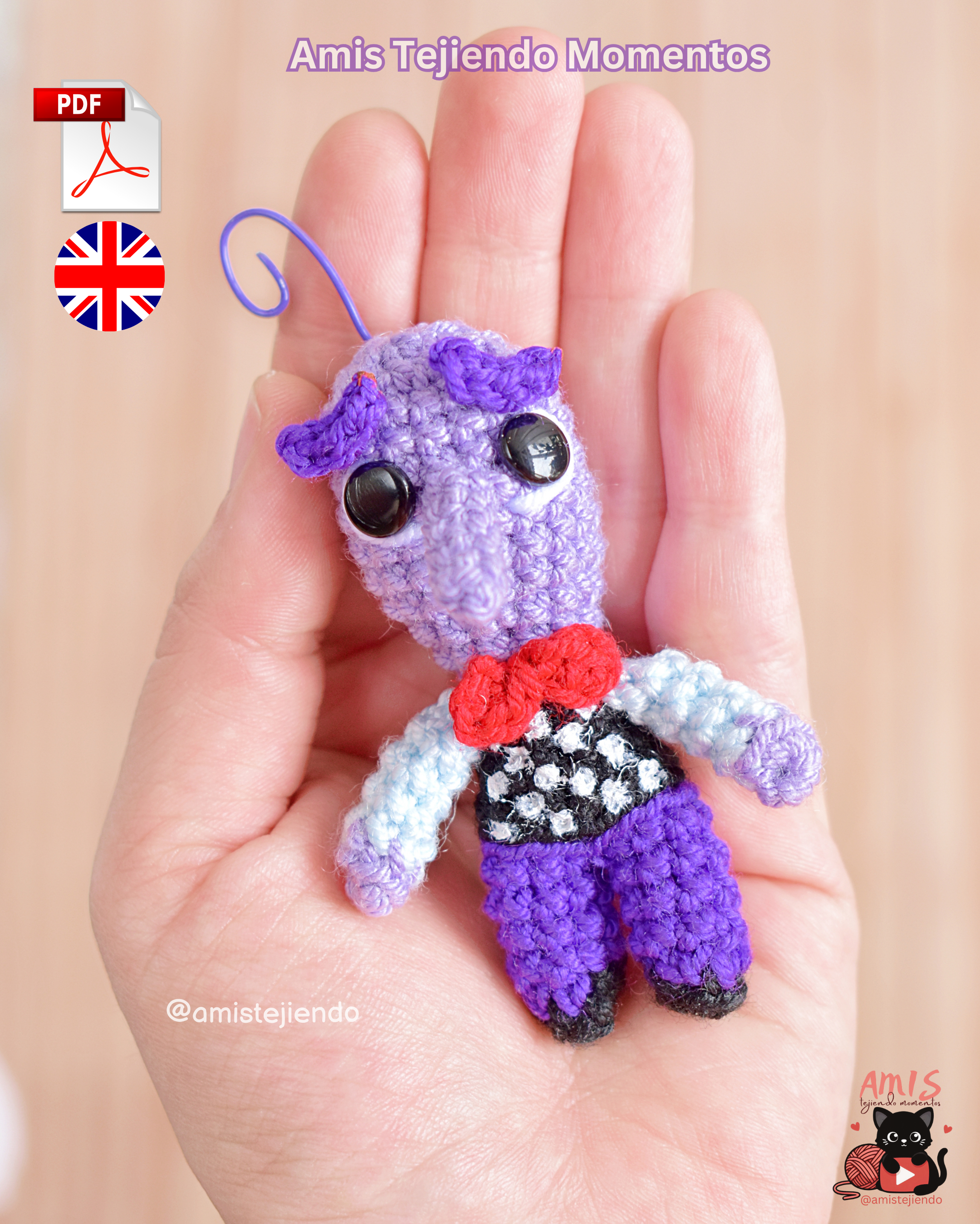 Temor Amigurumi Patrón PDF