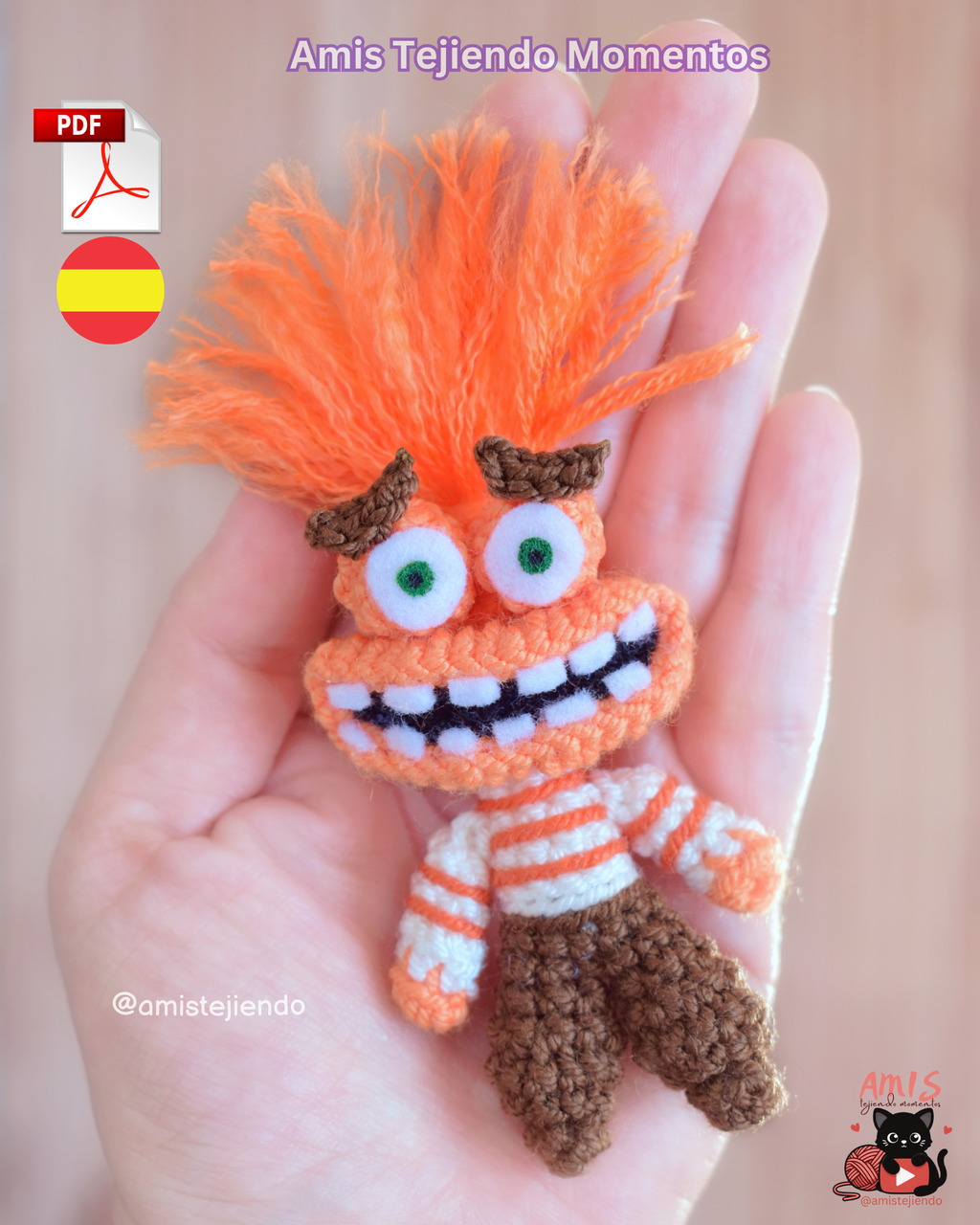 Ansiedad Amigurumi Patrón PDF