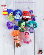 Emociones Intensamente Amigurumi Patrones PDF