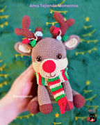 Reno Navideño Amigurumi Patrón PDF