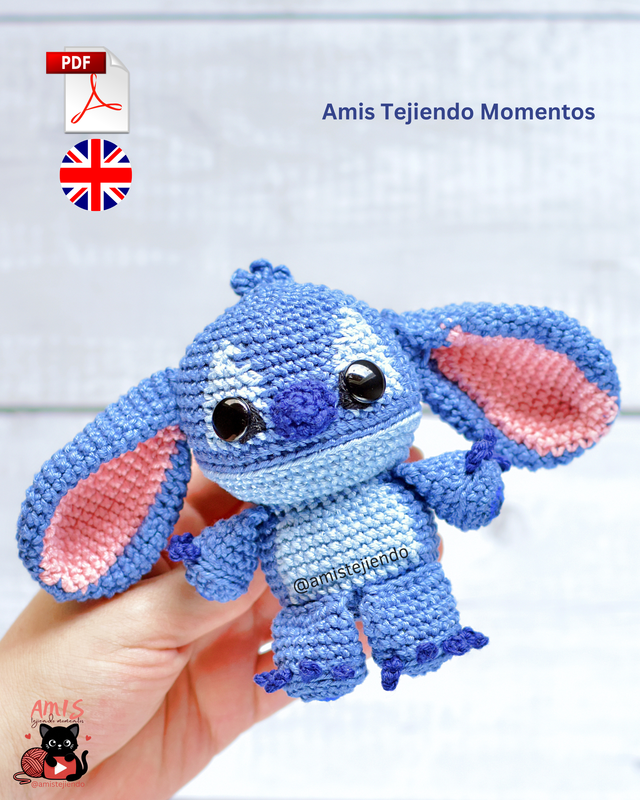 Stitch Amigurumi Patrón PDF