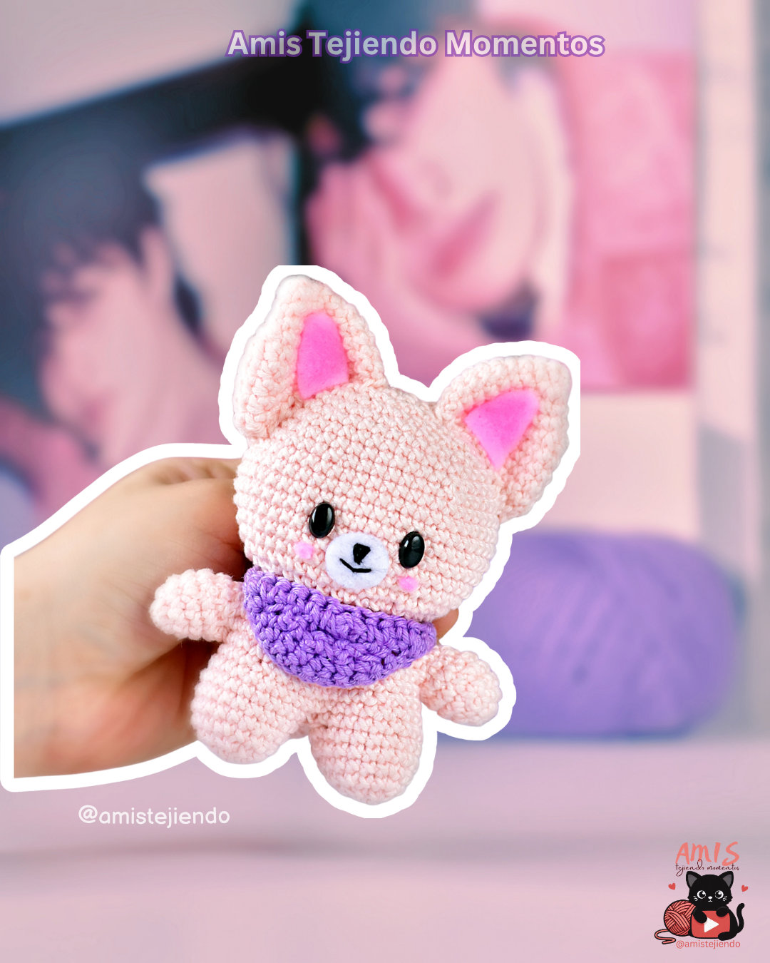 SKZOO FoxI.Ny Amigurumi Digital PDF Pattern