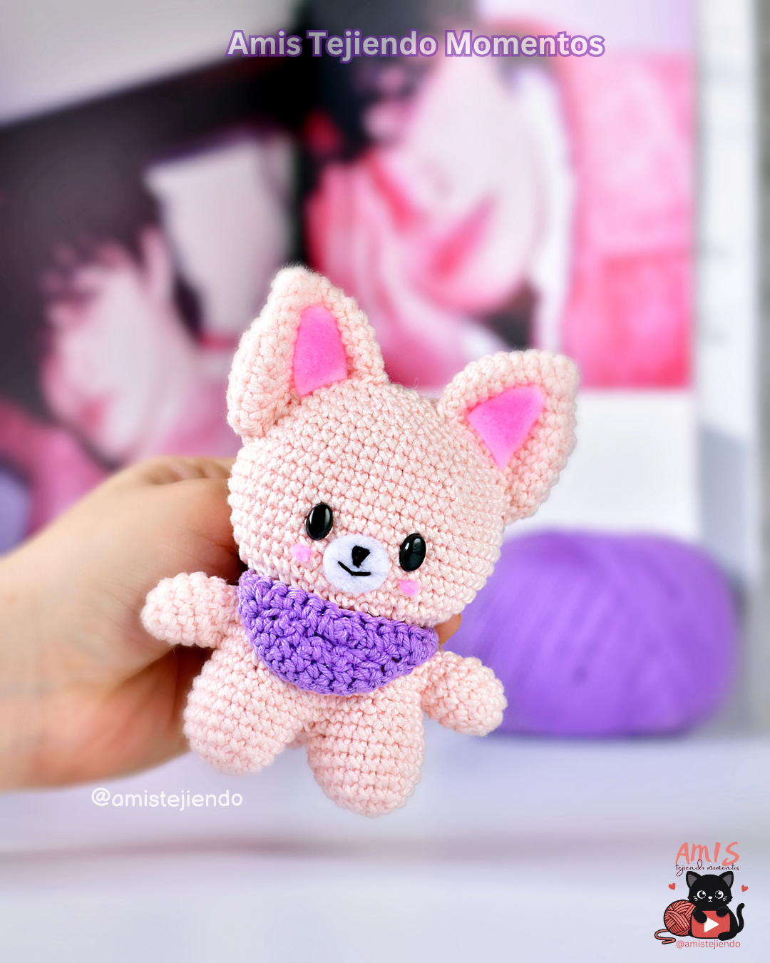 SKZOO FoxI.Ny Amigurumi Digital PDF Pattern