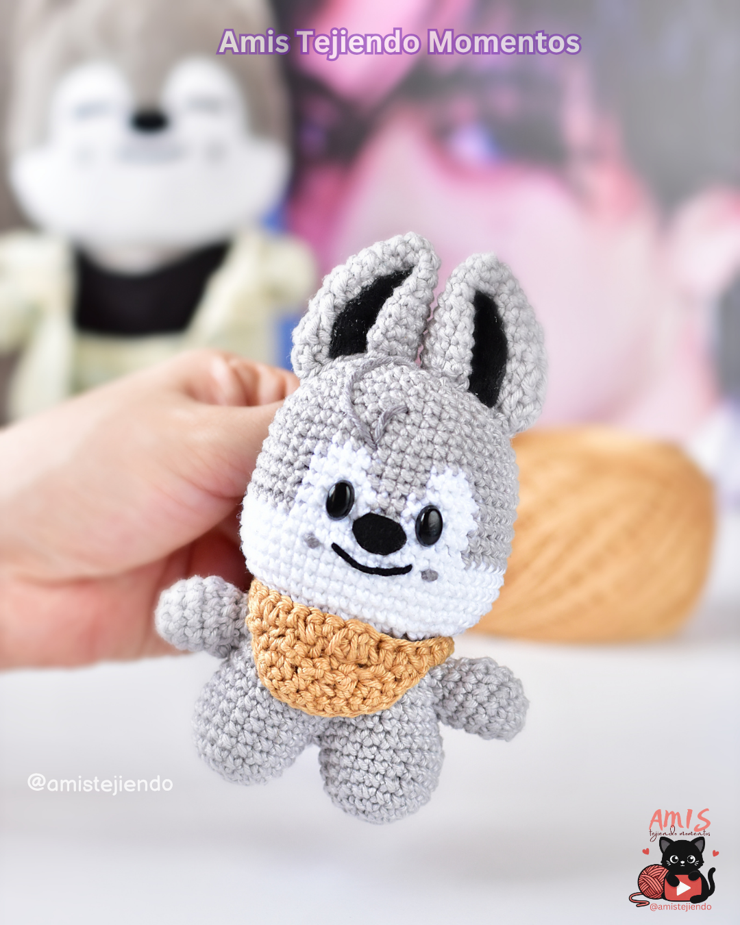 SKZOO Wolf Chan Amigurumi Digital PDF Pattern