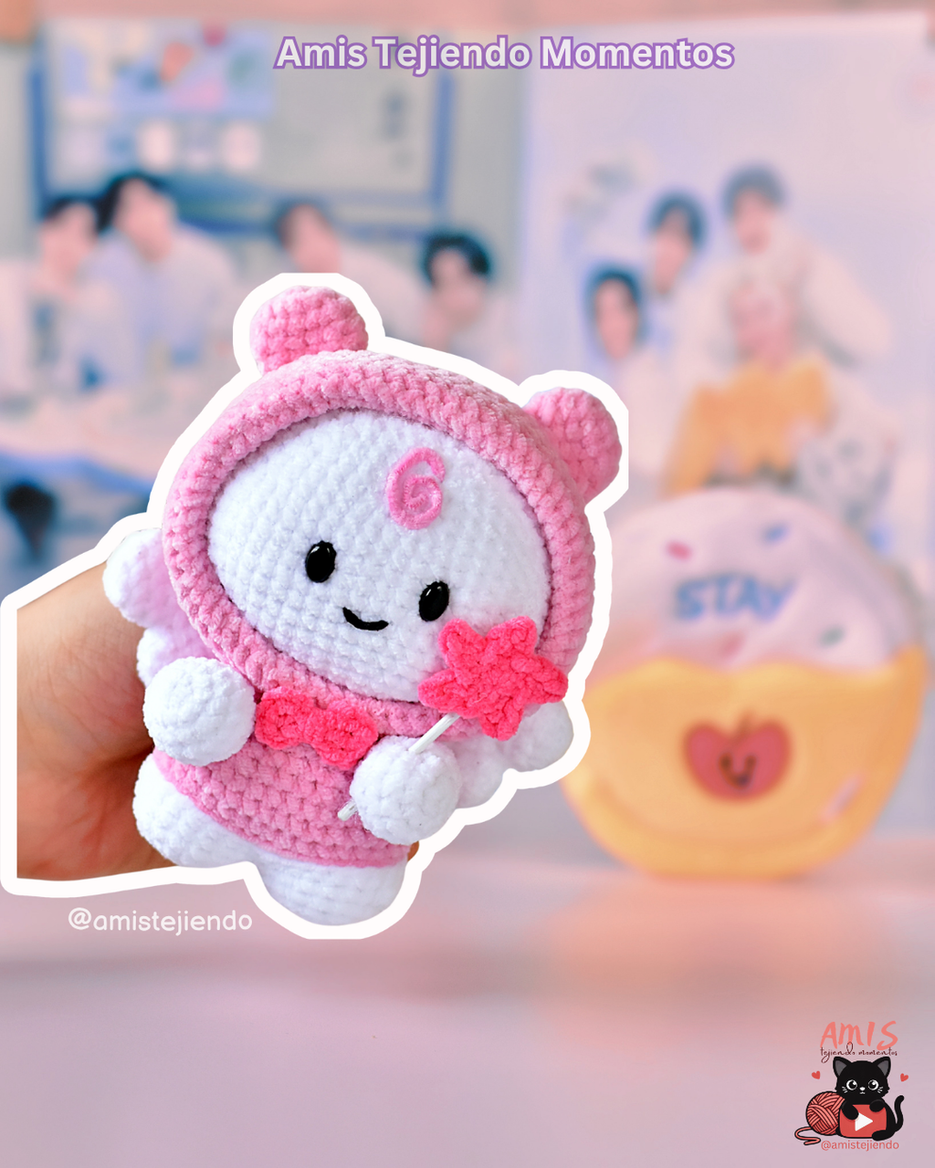 Stray Kids STAY Amigurumi Patrón Digital PDF