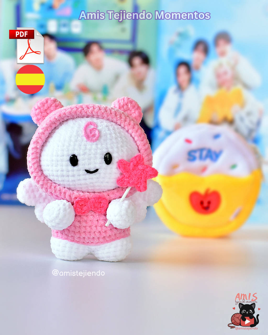 Stray Kids STAY Amigurumi Patrón Digital PDF