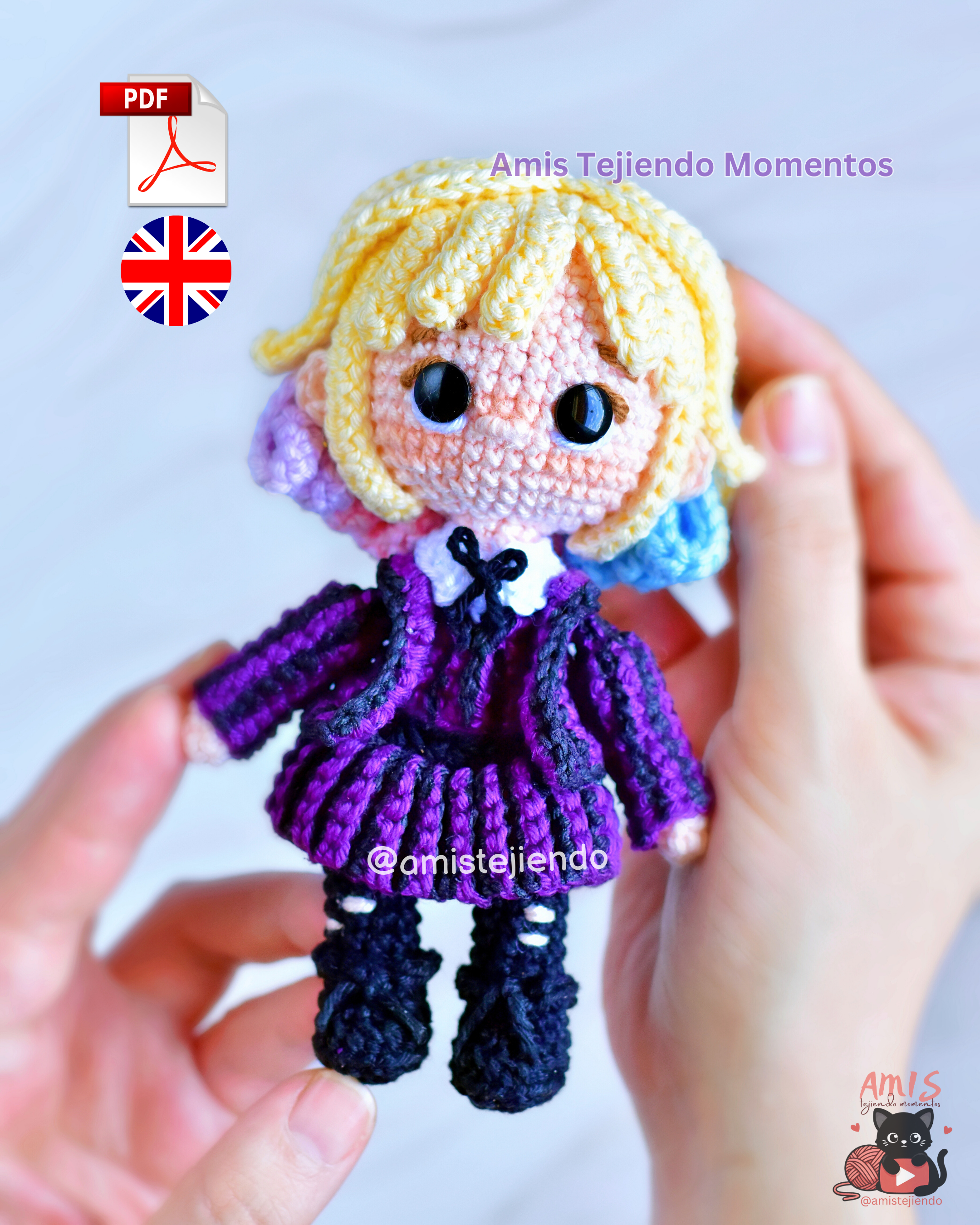 Enid Sinclair Amigurumi Patrón PDF