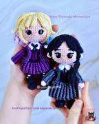 Merlina Addams Amigurumi Patrón PDF