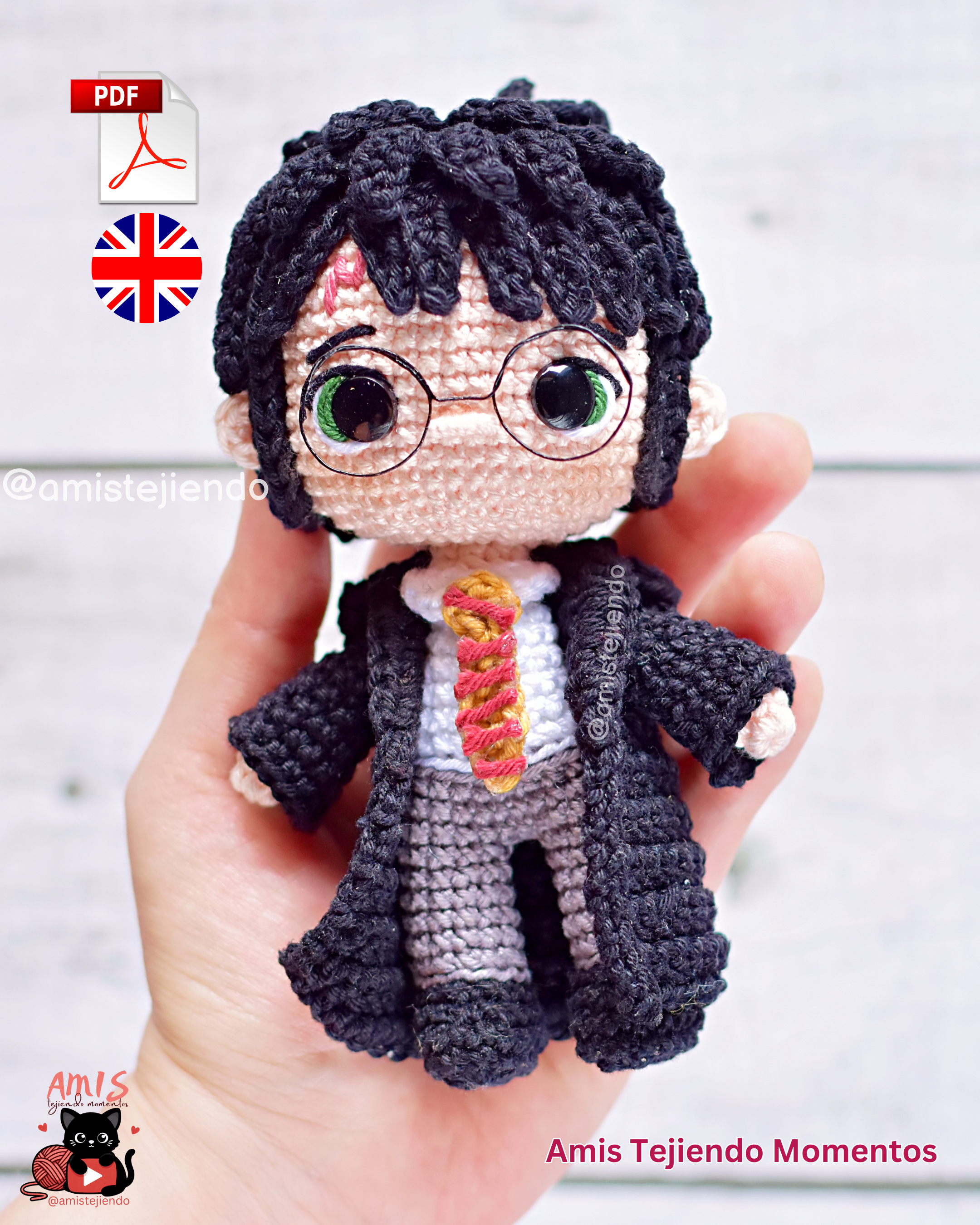 Harry Potter Amigurumi Patrón PDF