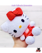 Hello Kitty Amigurumi Patrón PDF