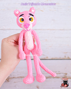 Pantera Rosa Amigurumi Patrón PDF