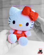 Hello Kitty Amigurumi Patrón PDF