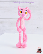 Pantera Rosa Amigurumi Patrón PDF