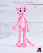 Pantera Rosa Amigurumi Patrón PDF