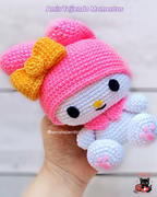 My Melody Amigurumi Patrón PDF