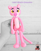Pantera Rosa Amigurumi Patrón PDF