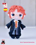 Ron Weasley Amigurumi Patrón PDF