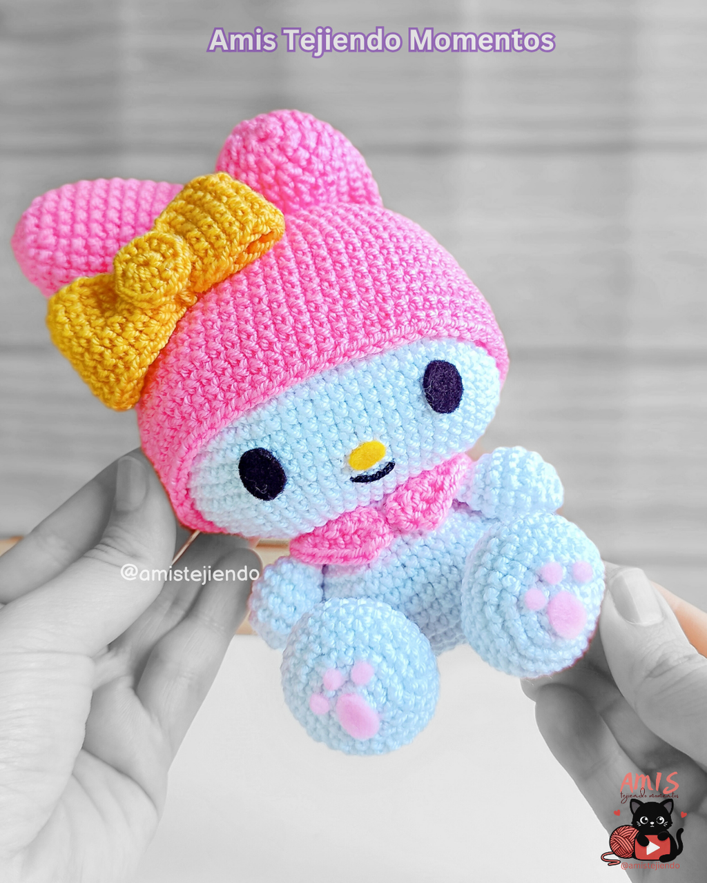 My Melody Amigurumi Patrón PDF
