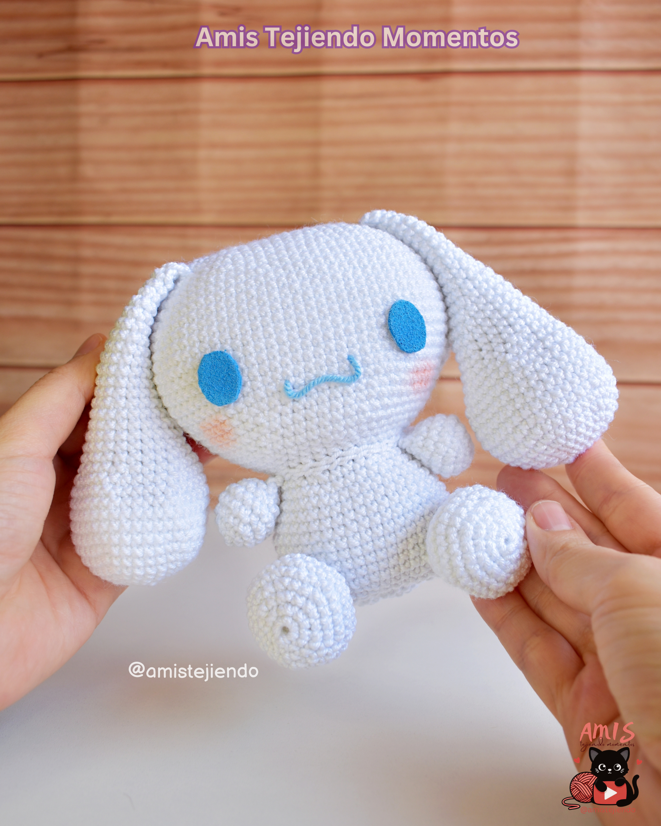 Cinnamoroll Amigurumi Patrón PDF