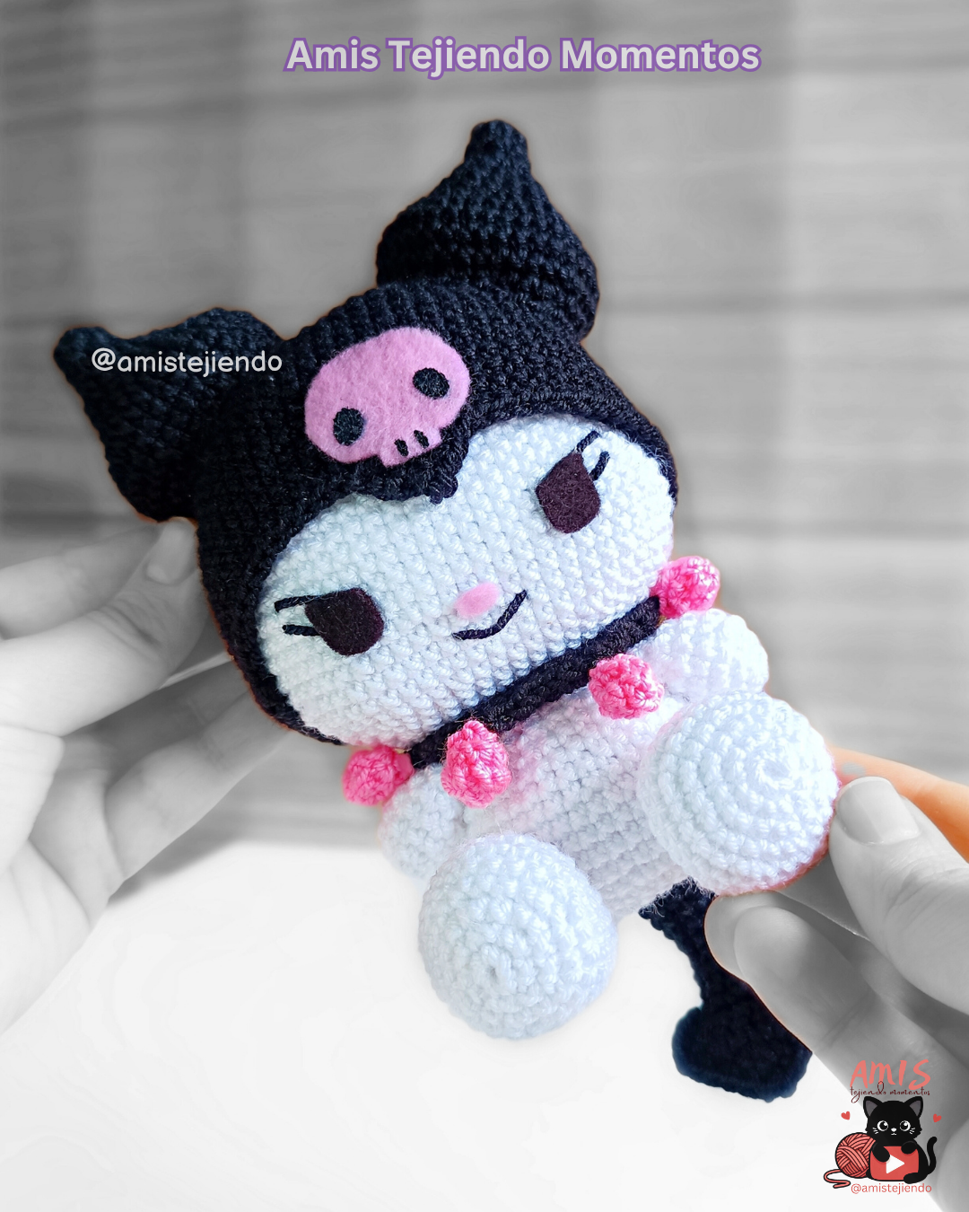 Kuromi Amigurumi Patrón PDF