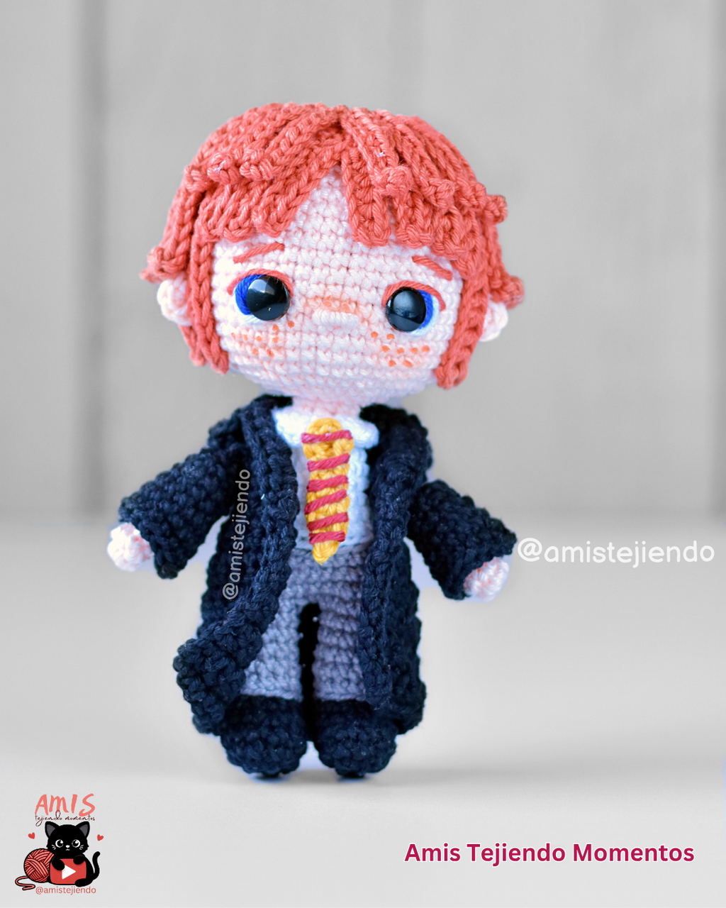 Ron Weasley Amigurumi Patrón PDF
