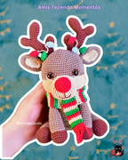 Reno Navideño Amigurumi Patrón Digital PDF